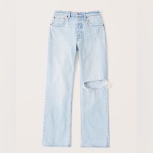 Abercrombie & Fitch The 90s Baggy Low Rise Jean